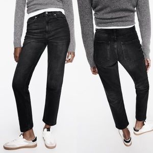 Zara Mom Fit Jeans With A High Waist